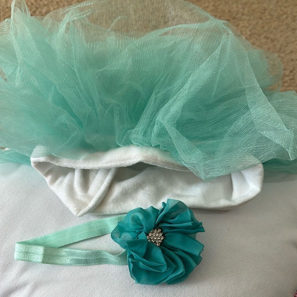 NEW Newborn tutu and headband set for newborn Photography